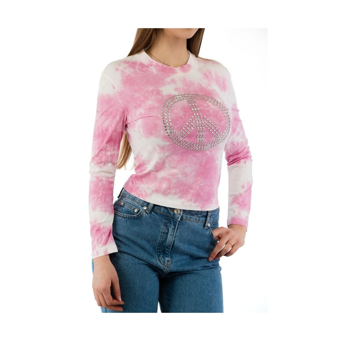 Moschino Multicolor Cotton Long Sleeve T-Shirt