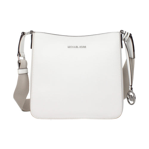 Michael Kors White Leather Shoulder Bag