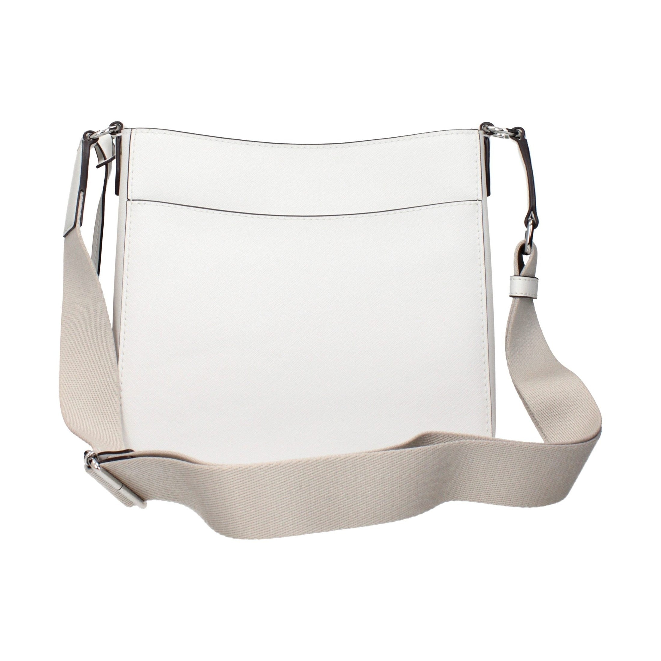 Michael Kors White Leather Shoulder Bag