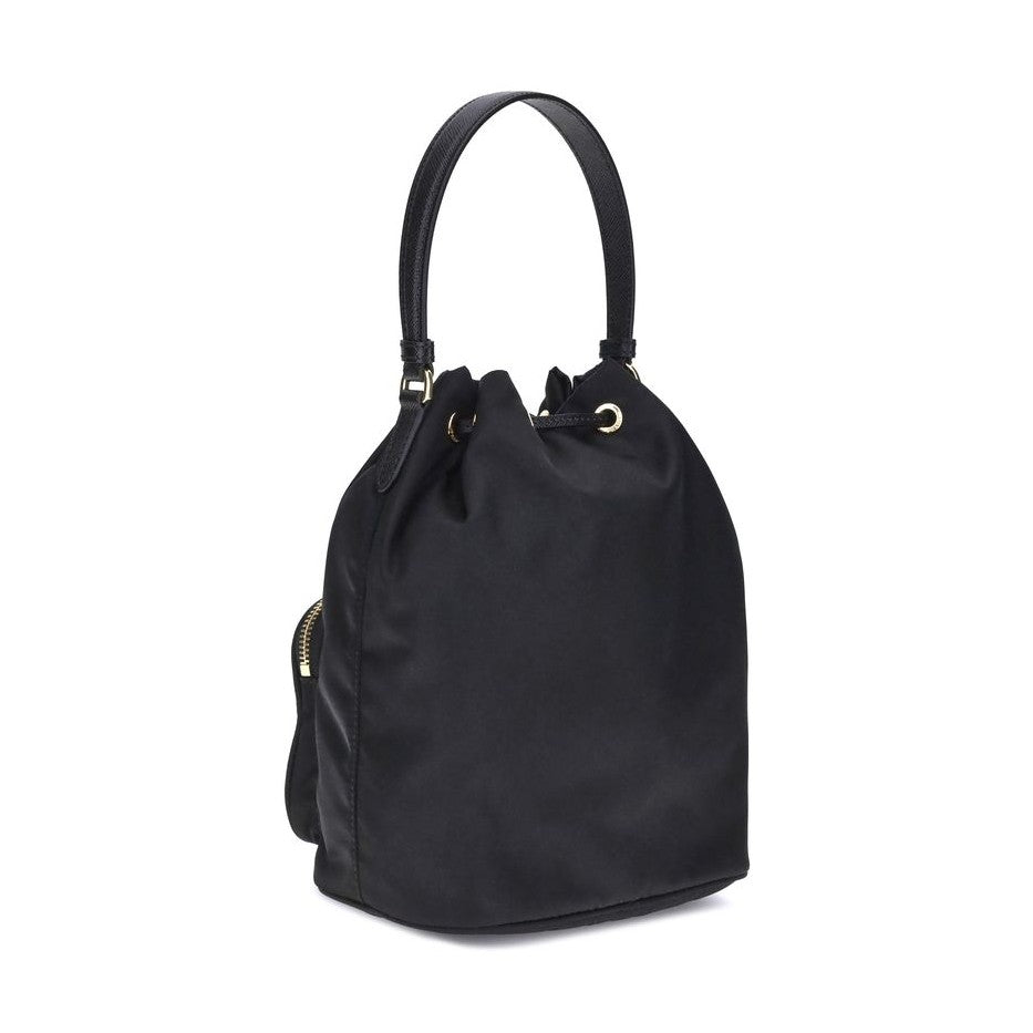 Prada Black Recycled Polyamide Backet Bag