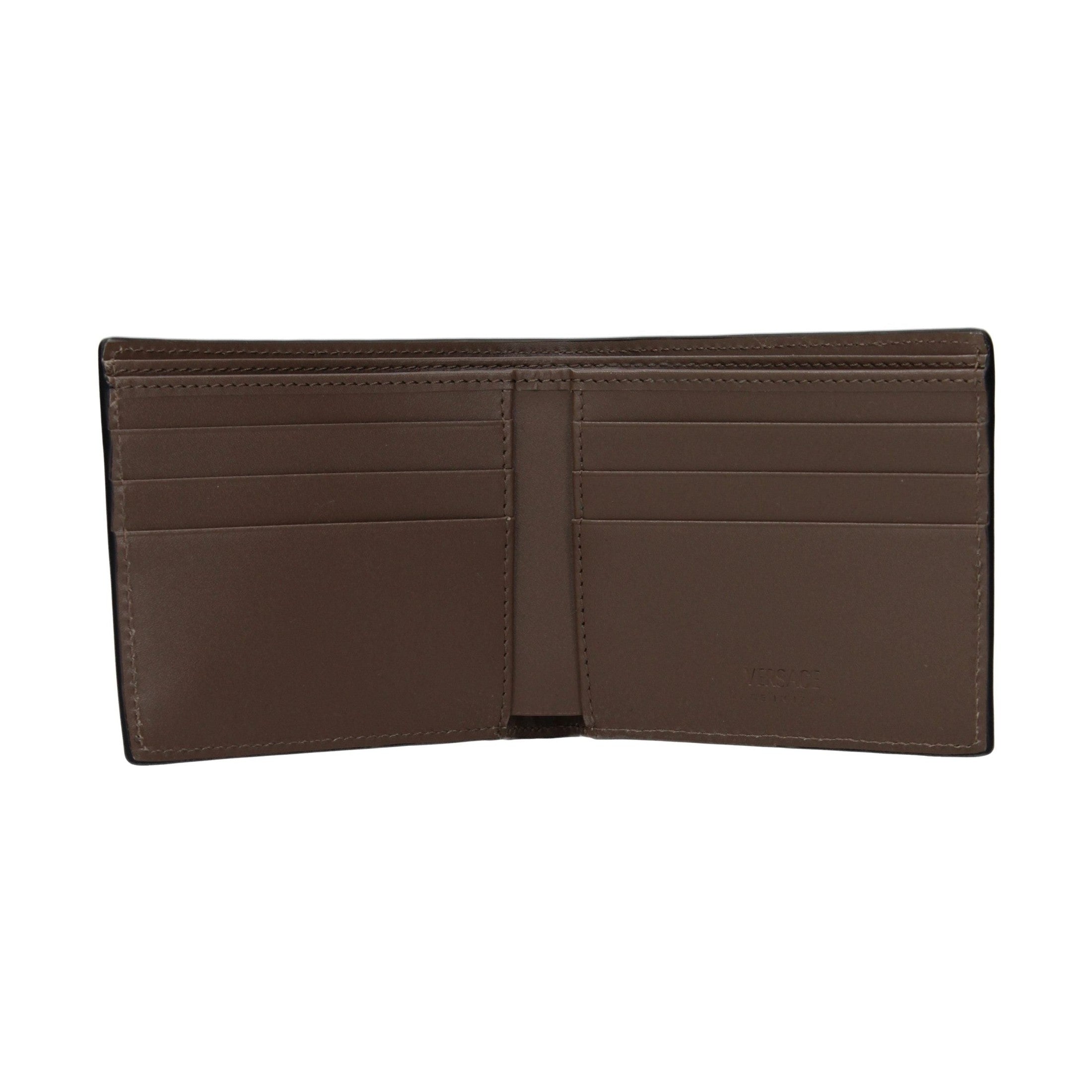 Versace Brown Leather Wallet