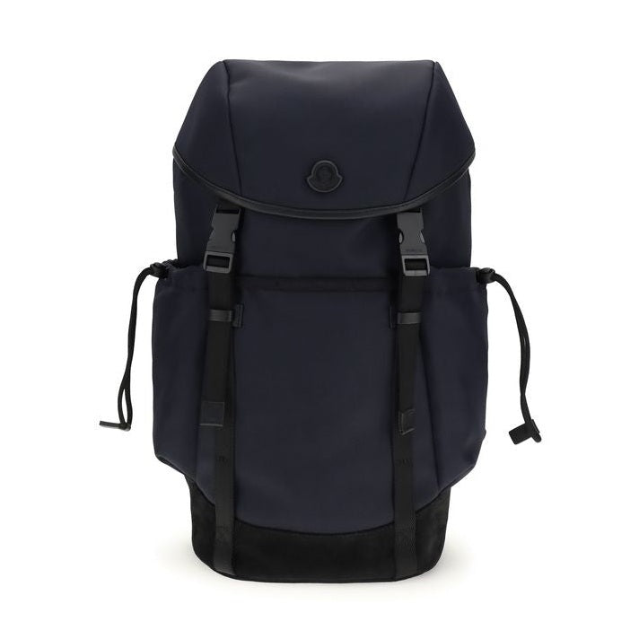 Moncler Blue Polyamide Backpack