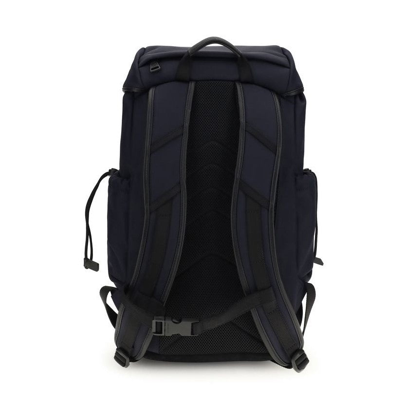 Moncler Blue Polyamide Backpack