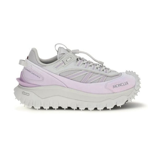 Moncler Purple Polyester Athletic Sneakers