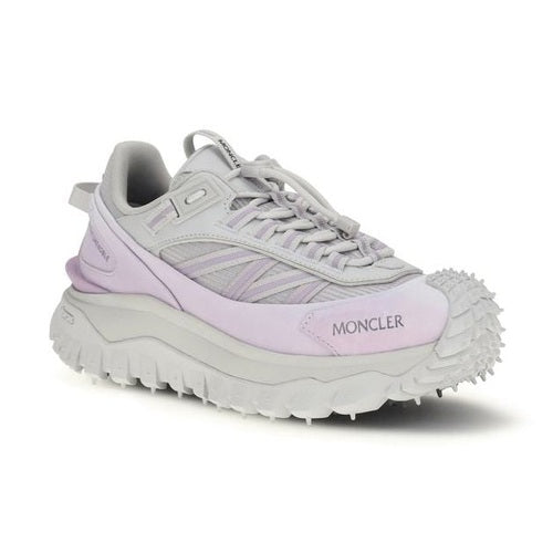 Moncler Purple Polyester Athletic Sneakers