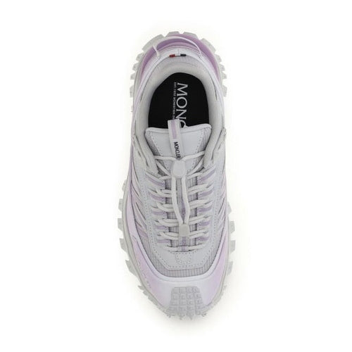 Moncler Purple Polyester Athletic Sneakers