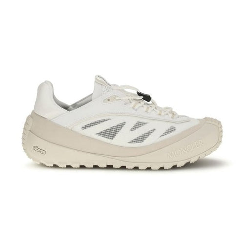 Moncler White Polyester Athletic Sneakers