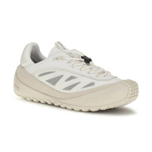 Moncler White Polyester Athletic Sneakers