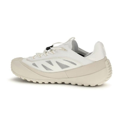 Moncler White Polyester Athletic Sneakers