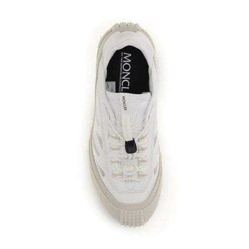Moncler White Polyester Athletic Sneakers