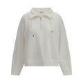 Brunello Cucinelli White Cotton Sweatshirt