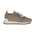Brunello Cucinelli Beige Cotton Chunky Sneakers