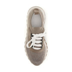 Brunello Cucinelli Beige Cotton Chunky Sneakers