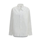 Ami Paris White Cotton Dress Shirt