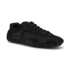 Prada Black Calf Leather Bos Taurus Athletic Sneakers