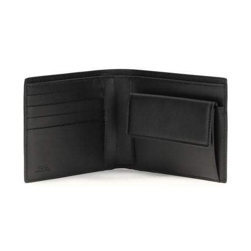 Fendi Black Calf Leather Bos Taurus Wallet