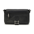 Fendi Black Calf Leather Bos Taurus Shoulder Bag