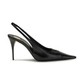 Black Calf Leather Bos Taurus High Heel Pumps