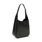 Saint Laurent Black Calf Leather Bos Taurus Shoulder Bag