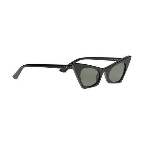 Alexander McQueen Black Plastic Sunglasses