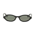 Alexander McQueen Black Acetate Sunglasses