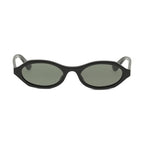 Alexander McQueen Black Acetate Sunglasses