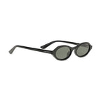 Alexander McQueen Black Acetate Sunglasses