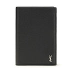 Saint Laurent Black Calf Leather Bos Taurus Wallet