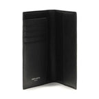 Saint Laurent Black Calf Leather Bos Taurus Wallet