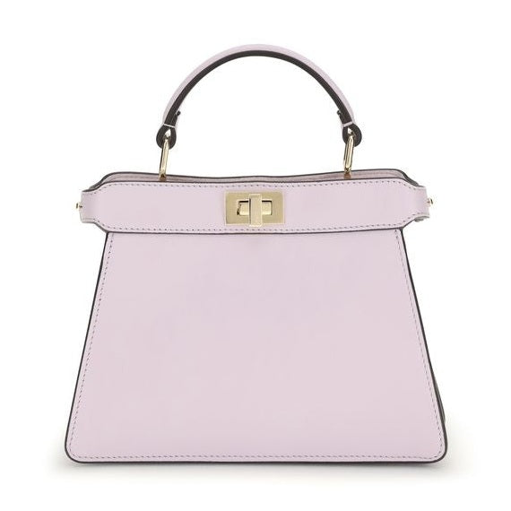 Fendi Purple Calf Leather Bos Taurus Shoulder Bag