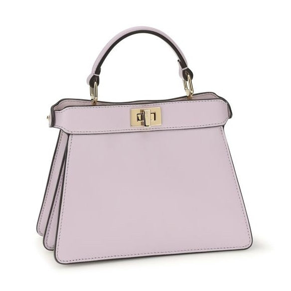 Fendi Purple Calf Leather Bos Taurus Shoulder Bag
