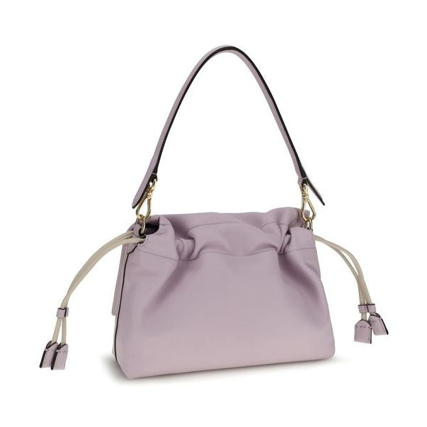 Fendi Purple Calf Leather Bos Taurus Shoulder Bag