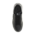 Philipp Plein Black Calf Leather Bos Taurus Low Top Sneakers