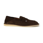 Dolce & Gabbana Brown Calf Leather Bos Taurus Slip-On Loafers
