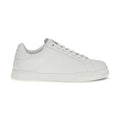 White Calf Leather Bos Taurus Low Top Sneakers