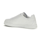 White Calf Leather Bos Taurus Low Top Sneakers