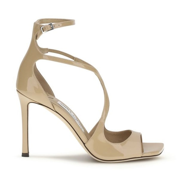 Jimmy Choo Multicolor Calf Leather Bos Taurus Stiletto Heel Sandals