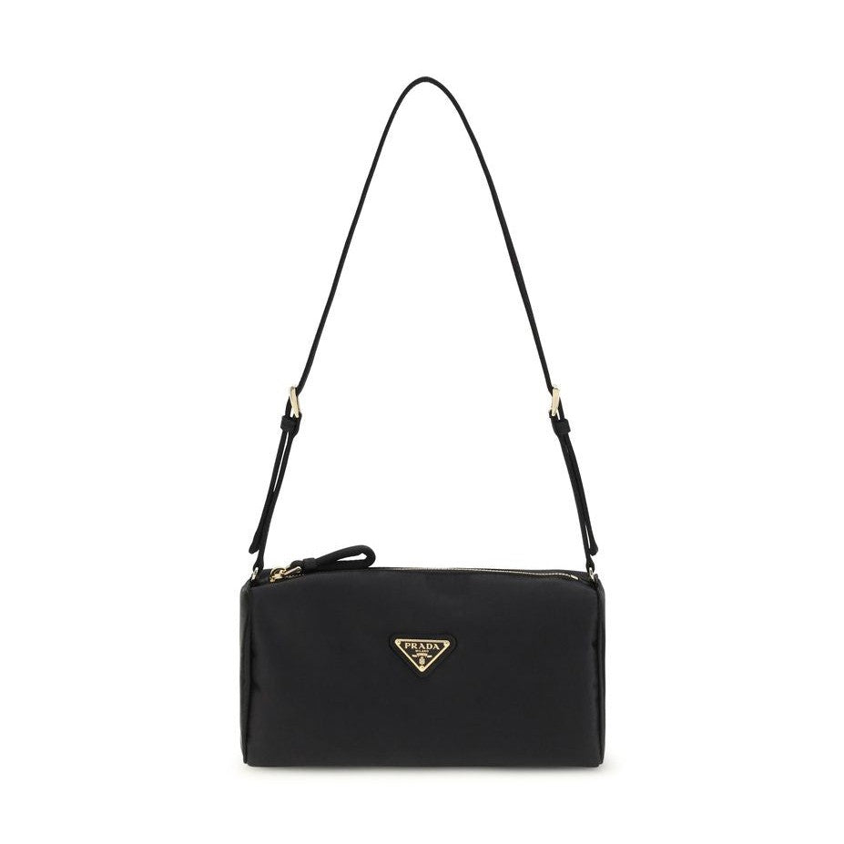 Prada Black Silk Shoulder Bag