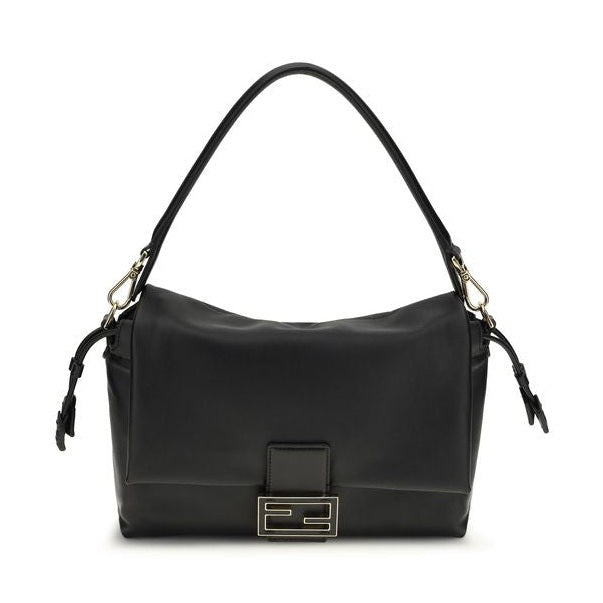 Fendi Black Lamb Ovis Aries Aries Shoulder Bag