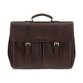 Brunello Cucinelli Bordeaux Calf Leather Bos Taurus Luggage And Travel