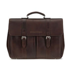 Brunello Cucinelli Bordeaux Calf Leather Bos Taurus Luggage And Travel