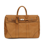 Brunello Cucinelli Brown Calf Leather Bos Taurus Luggage And Travel