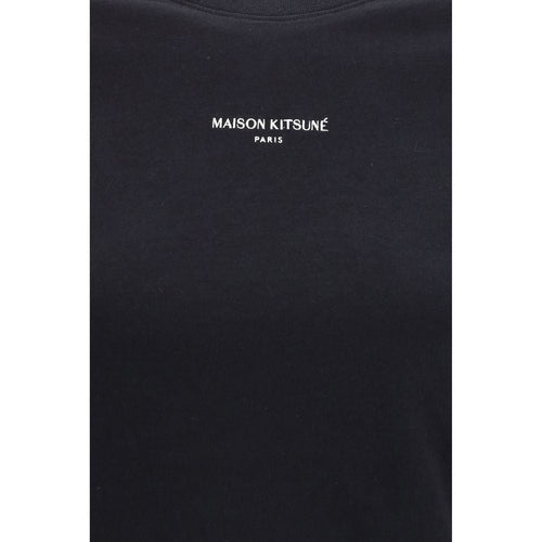 Maison Kitsuné Black Cotton T-Shirt
