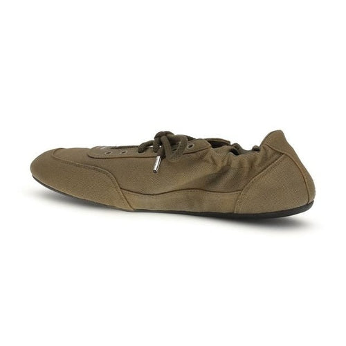 Prada Bicolor Cotton Athletic Sneakers