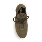 Prada Bicolor Cotton Athletic Sneakers