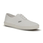 Prada White Cotton Low Top Sneakers