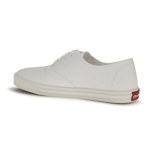 Prada White Cotton Low Top Sneakers