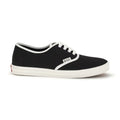 Prada Black Cotton Athletic Sneakers