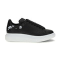 Alexander McQueen Black Calf Leather Bos Taurus Chunky Sneakers