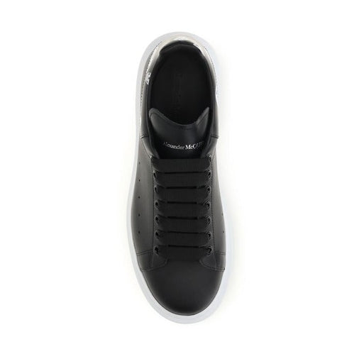 Alexander McQueen Black Calf Leather Bos Taurus Chunky Sneakers
